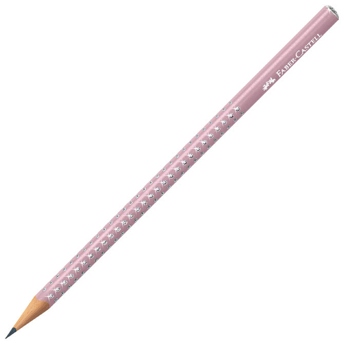 SVINČNIK GRAFITNI B SPARKLE FABER CASTELL 118234 SVETLO ROZA