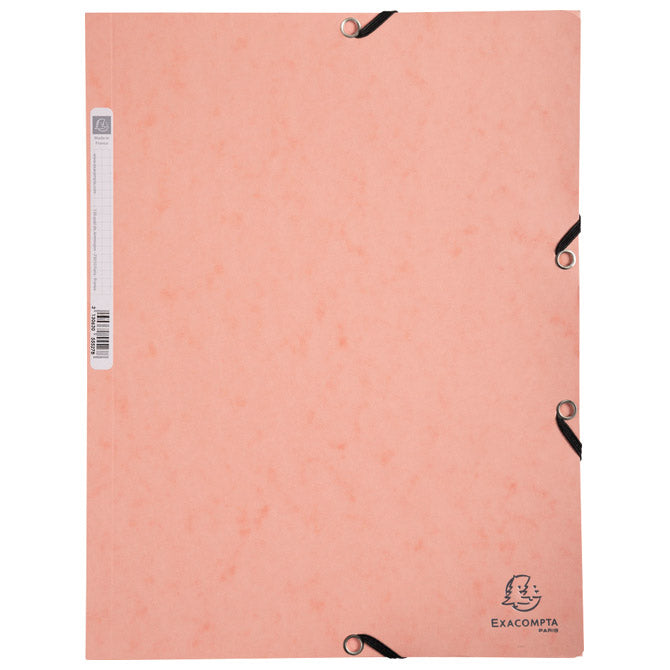 FOLDER MAPA Z ZGIBANKO KARTON A4 AQUAREL EXACOMPTA 55527E PASTELNO KORALNA