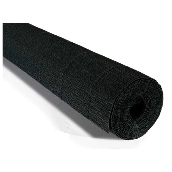 Papir krep 180g 50x250cm cartotecnica rossi 602 črni