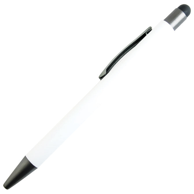 Kemični svinčnik gumiran kovinski plus touch pen yfa 2665c bergen sha.bela/antracit