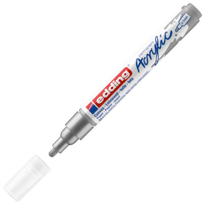 MARKER AKRILNI 2-3 MM EDDING 5100923 SREBRNI