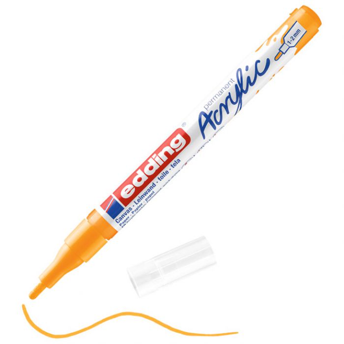 MARKER AKRILNI 1-2 MM EDDING 5300906 TOPLO ŽUTI
