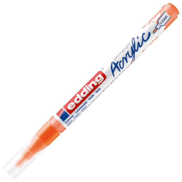 MARKER AKRILNI 1-2 MM EDDING 5300066 FLUO NARANČASTI