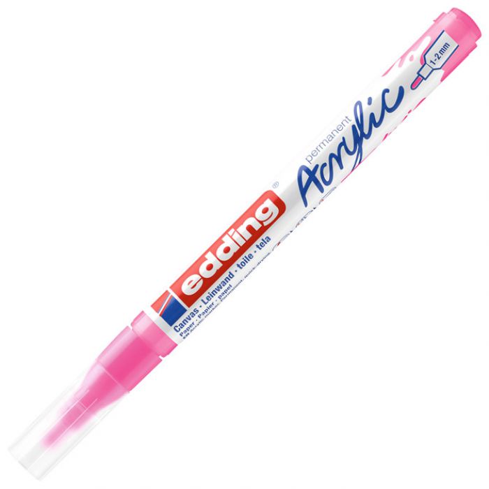 MARKER AKRILNI 1-2 MM EDDING 5300069 FLUO ROZI