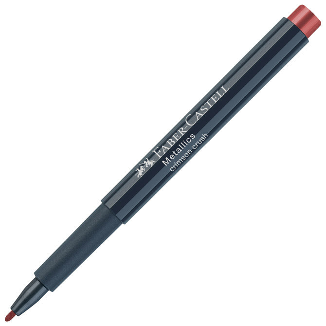 Marker permanentni 1-2mm metallic faber castell 160793 kovinsko bordo