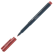 Marker permanentni 1-2mm metallic faber castell 160793 kovinsko bordo