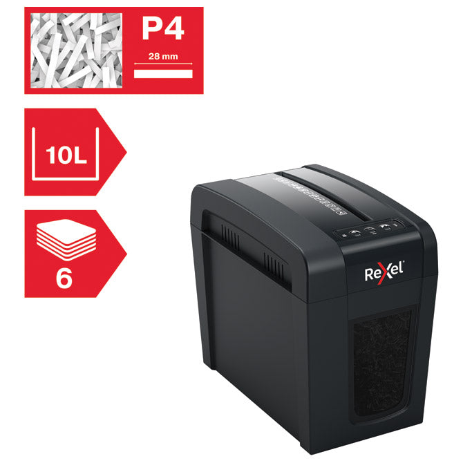 UNIŠTAVAČ DOKUMENTACIJE   6 LISTOVA CROSSCUT SECURE X6-SLIM REXEL 2020125EU