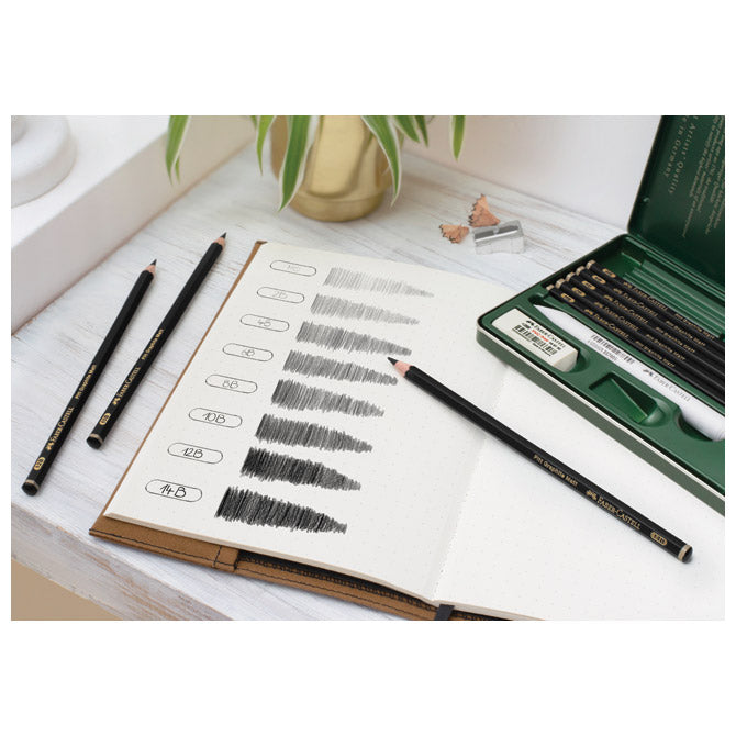 SVINČNIK GRAFITNI 2B PITT GRAPHITE MATT FABER-CASTELL 115202