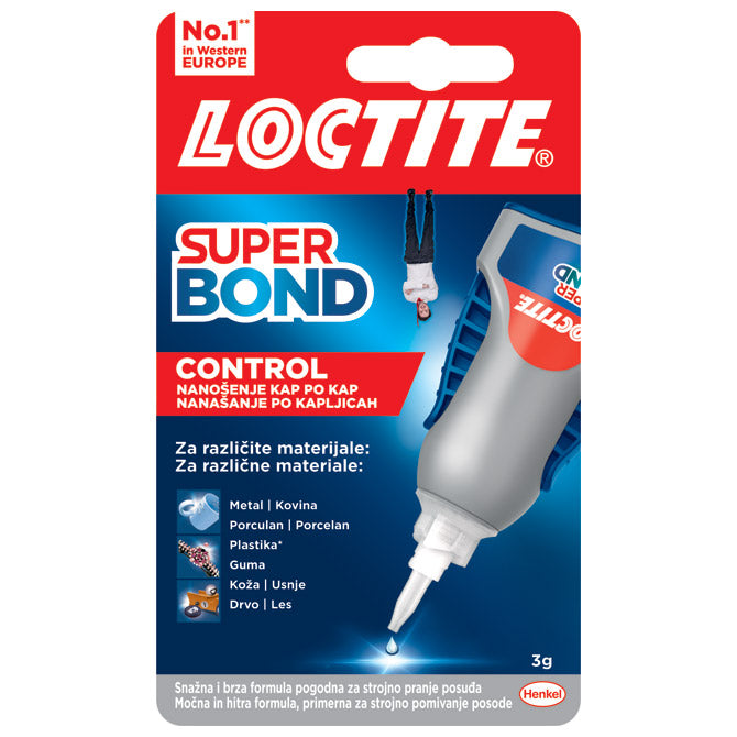LJEPILO TRENUTAČNO  3G LOCTITE SUPER BOND CONTROL HENKEL 2733277 BLISTER