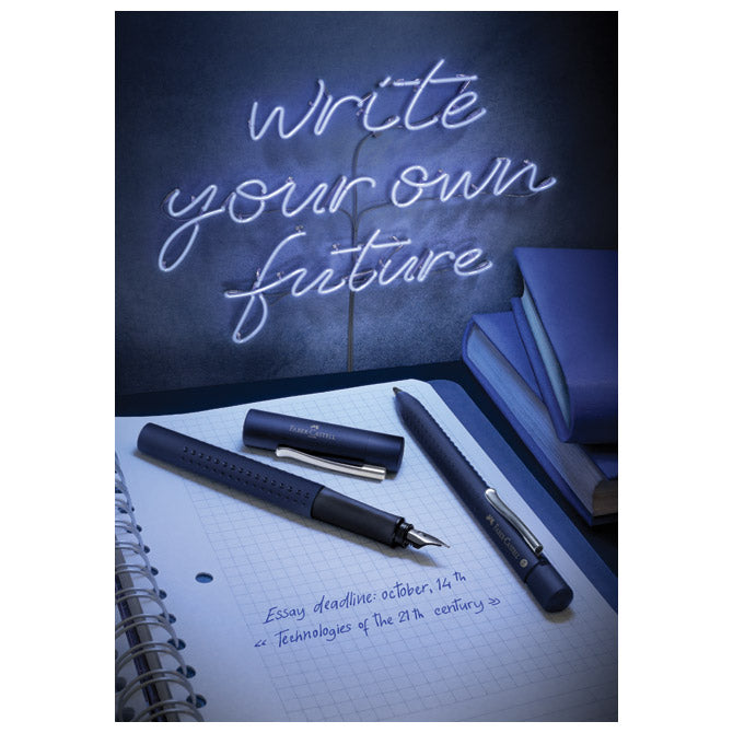 NALIVNIK GRIP 2011 (F) CLASSIC FABER CASTELL 140806 TEMNO MODRO
