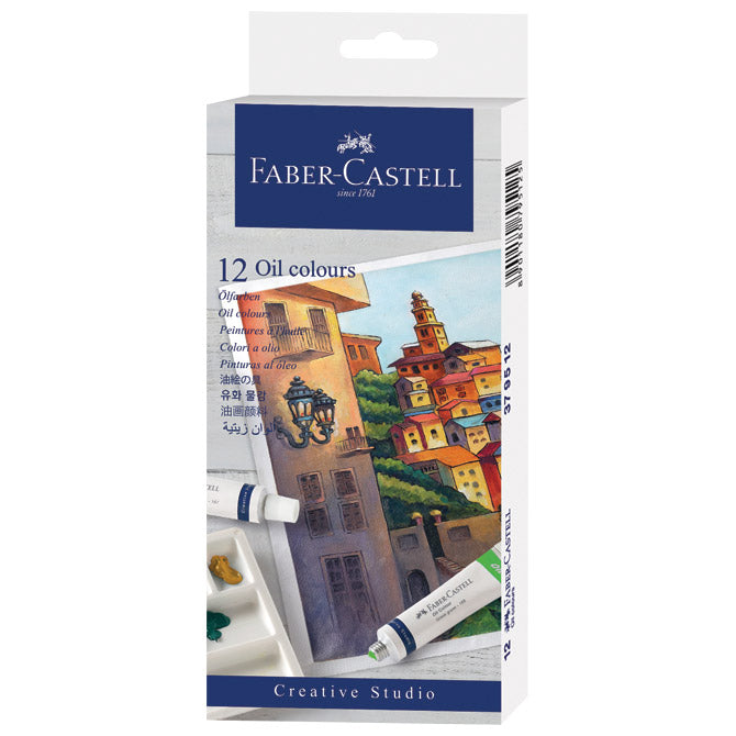 Boje uljne u tubi  9mlx12boja faber castell 379512 blister