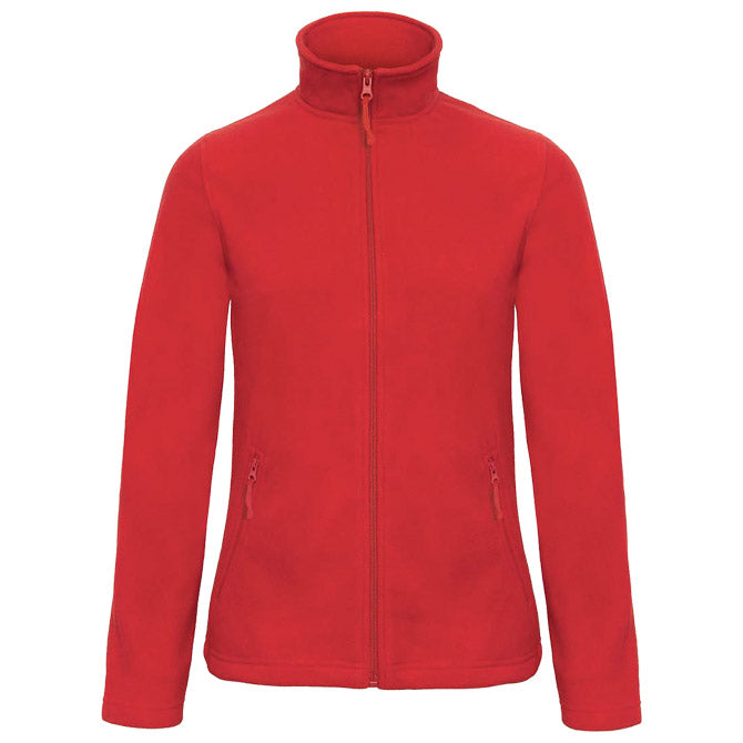 JAKNA ZIP-FLIS B&C ID.501 WOMEN 280G CRVENA 2XL