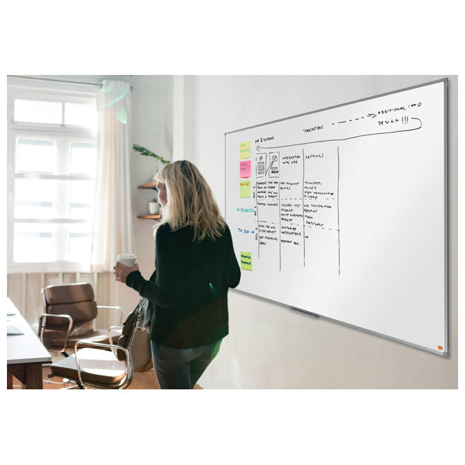 PLOČA MAGNETNA 180X120CM ALUMINIJSKI OKVIR ESSENCE STEEL NOBO 1905213 BIJELA
