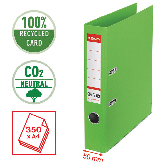 Registrator a4 uski samostojeći co2 neutral vivida esselte 627574 zeleni