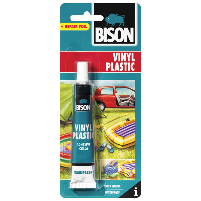 LEPILO ZA PLASTIKO VINIL 25ML BISON L0406040 PROZORNI BLISTER