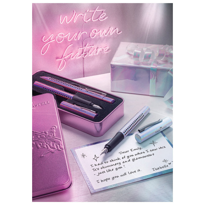 NALIVPERO GRIP 2011 (F) GLAM FABER CASTELL 140841 BISERNO LJUBIČASTA