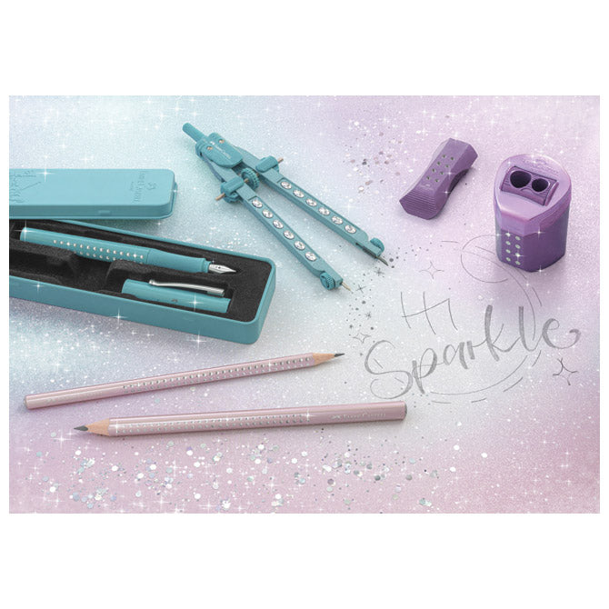 NALIVPERO SPARKLE (M) FABER CASTELL 140876 METALIK TIRKIZNO