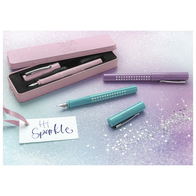 NALIVPERO SPARKLE (M) FABER CASTELL 140877 METALIK LJUBIČASTO