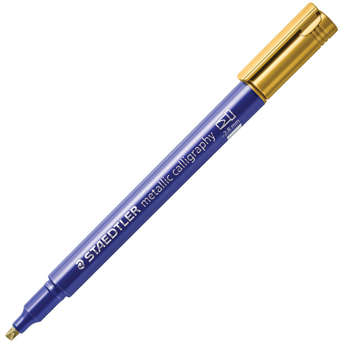 Marker nepermanentni 2,8mm metallic calligraphy staedtler 8325-11 zlatni