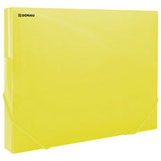 Mapa s gumicom hrbat-30mm a4 pp donau 8545002pl-11 prozirno mat žuta