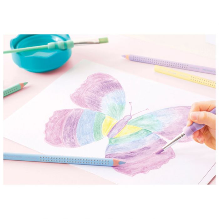 BOJE DRVENE   5BOJA JUMBO GRIP PASTEL FABER CASTELL 110991 * DO ISTEKA ZALIHA