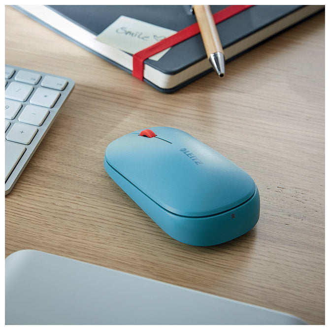 MIŠ USB 3GUMBOV OPTIČNI BREZŽIČNI COSY LEITZ 65310061 MODER