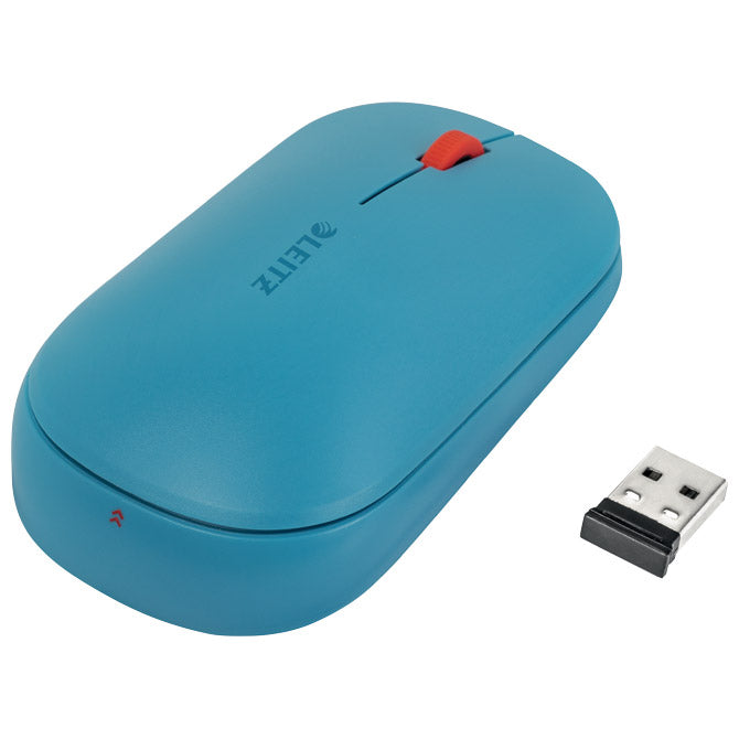 MIŠ USB 3GUMBOV OPTIČNI BREZŽIČNI COSY LEITZ 65310061 MODER