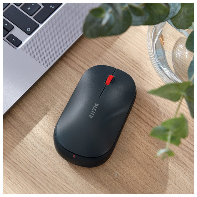 MIŠ USB 3TIPKE OPTIČKI BEŽIČNI COSY LEITZ 65310089 TAMNO SIVI