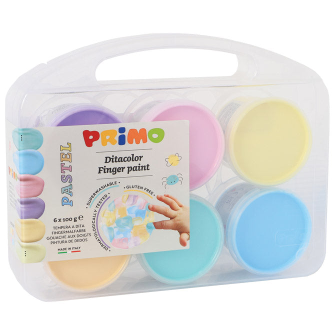 TEMPERA BARVA ZA ROKE 100G V KOZARCU 6BARV CMP.2212TD6PAST