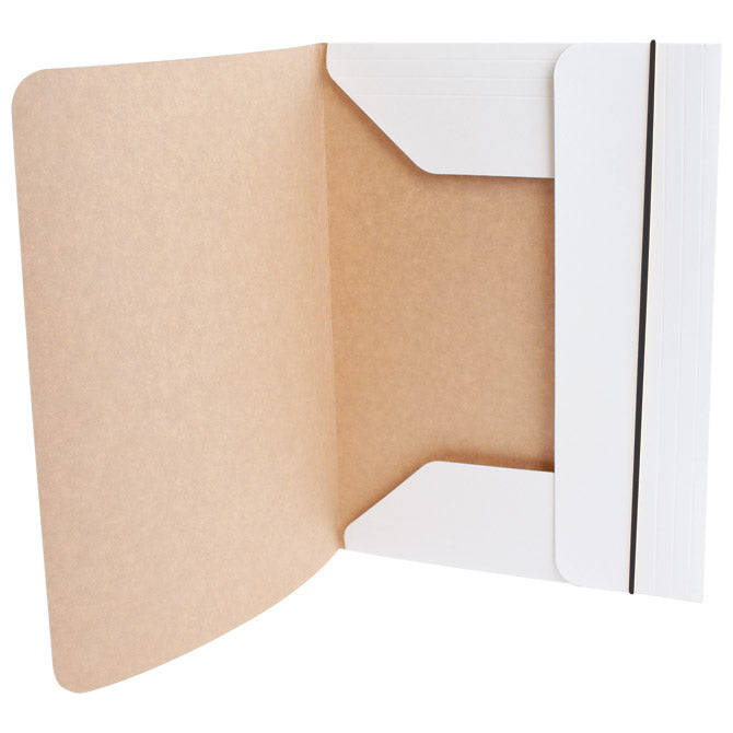 FASCIKL KLAPA S GUMICOM KARTON KRAFT A4 6563 BIJELI