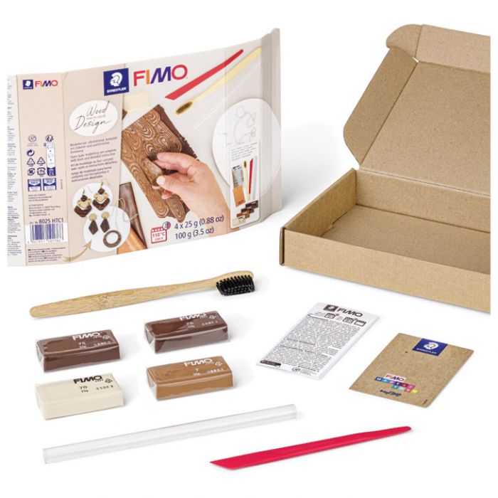 SET ZA MODELIRANJE FIMO SOFT "WOOD EFFECT" STAEDTLER 8025 HTC1 BLISTER * DO ISTEKA ZALIHA