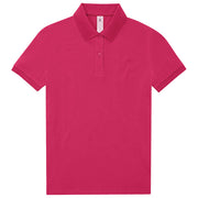 MAJICA KRATKI ROKAVI B&C MYPOLO180 WOMEN 180G ROZA XS