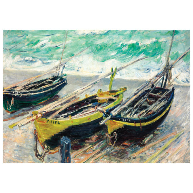 PUZZLE 1000 KOM TUBA ART.2 CLAUDE MONET "THREE FISHING BOATS" INTERDRUK