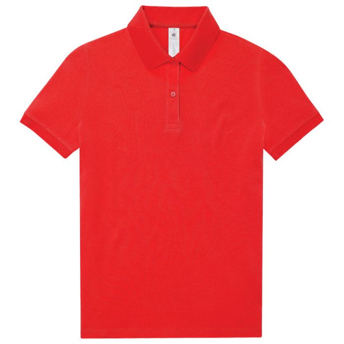 MAJICA KRATKI RUKAVI B&C MYPOLO180 WOMEN 180G CRVENA S