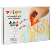 BOJE VOŠTANE TROKUTASTE 8BOJA PLUS ŠABLONE PRIMO 0721TRI8ST * DO ISTEKA ZALIHA