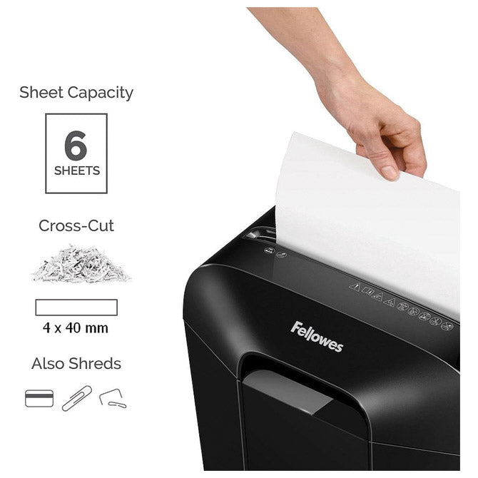 UNIČEVALNIK DOKUMENTACIJE 6 LISTOV CROSSCUT POWERSHRED LX25 FELLOWES 4170501