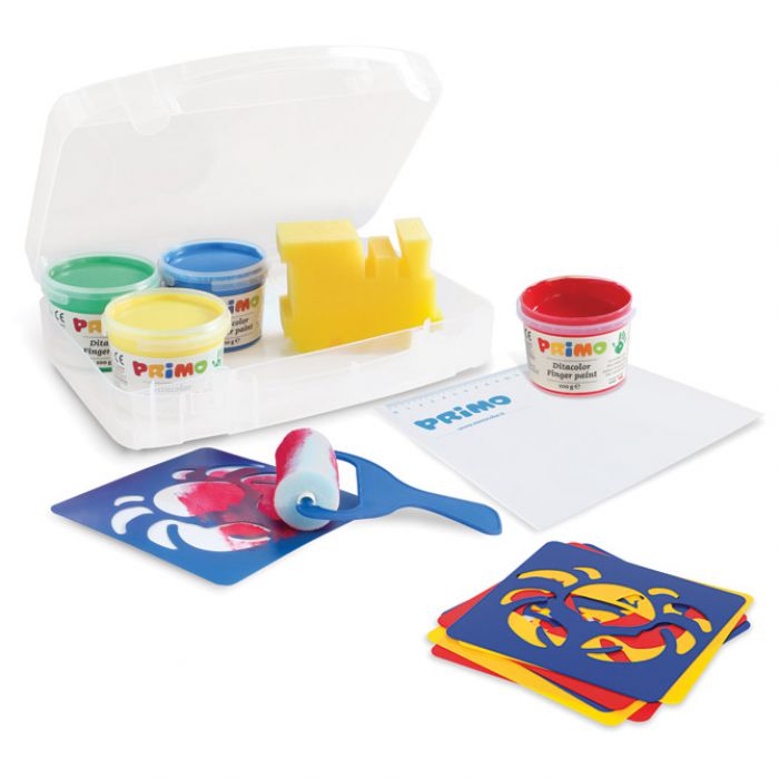 BOJA TEMPERA ZA RUKE 100G U ČAŠI 4BOJE PLUS PRIBOR PRIMO 823VTDP