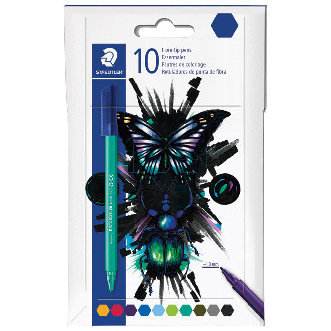 FLOMASTER ŠOLSKI 10BARV NORIS COOL&CUTE STAEDTLER 326 C10 E1