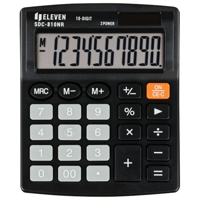 KALKULATOR KOMERCIJALNI 10MJESTA ELEVEN SDC-810NR CRNI
