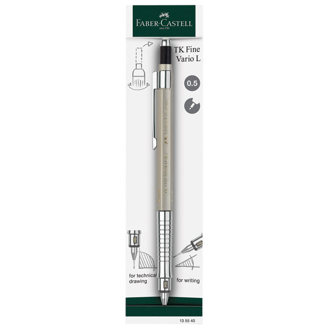 OLOVKA TEHNIČKA 0,5 MM TK-FINE VARIO L FABER CASTELL 135540 ŠAMPANJ
