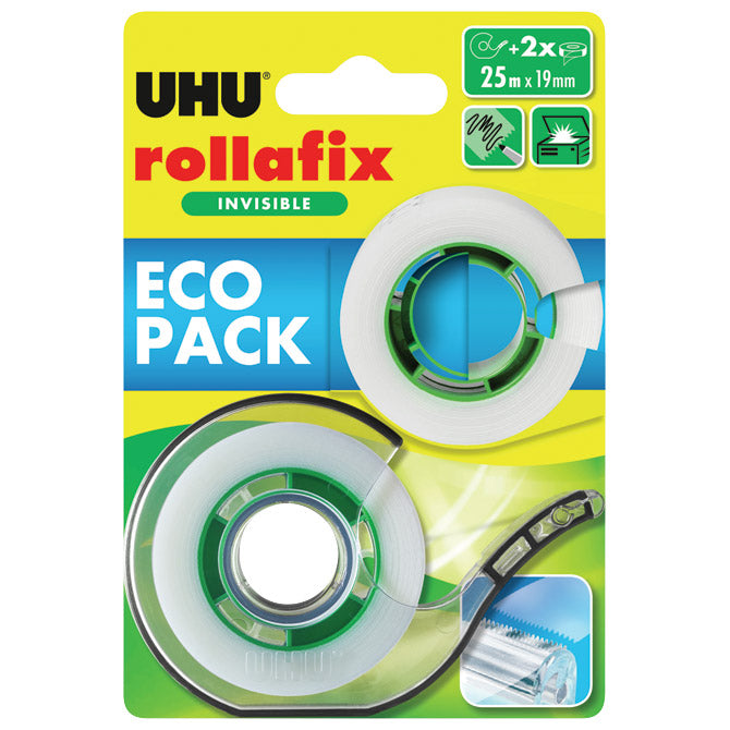 TRAKA LJEPLJIVA 19MM/25M PLUS 5M GRATIS ROLLAFIX 36395 UHU NEVIDLJIVA B