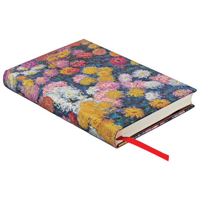 NOTES  9X14CM-MINI CRTE  88L S GUMICOM MONET&APOS;S CHRYSANTHEMUMS PAPERBLANKS PB9716-7