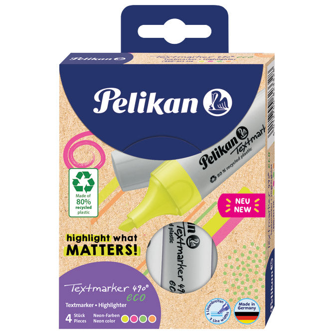 SIGNIR 2-5MM 490 ECO PELIKAN 823326 4BARVE BLISTER