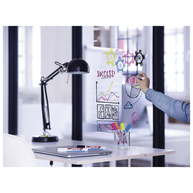 MARKER ZA STAKLO 1,5-3MM EDDING 95 CRNI