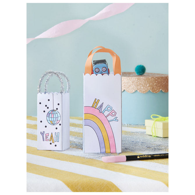 FLOMASTER ŠKOLSKI  4BOJE GLITTER PASTEL EDDING 1200/4 S