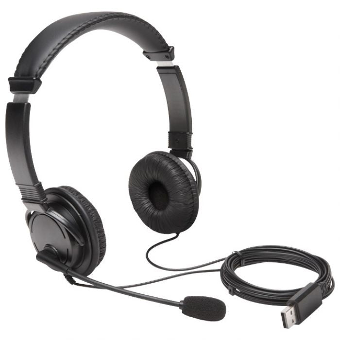 SLUŠALICE PLUS MIKROFON USB KENSINGTON K97601WW CRNE