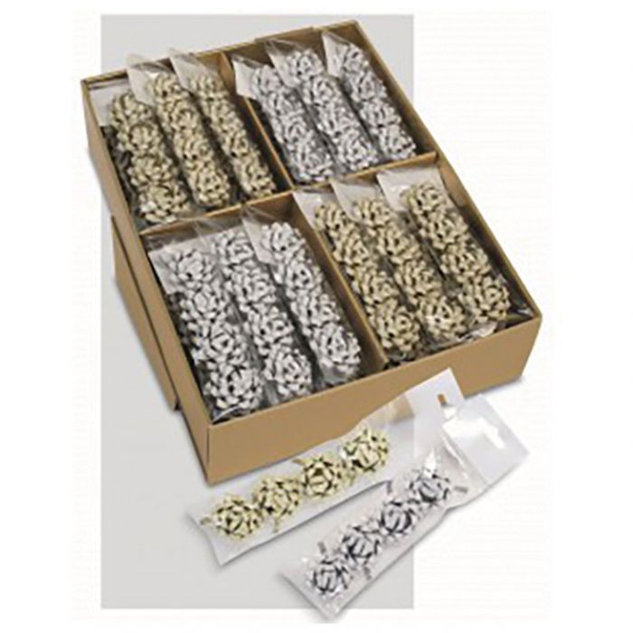 MAŠNA UKRASNA SAMOLJEPLJIVA 45 MM POLY GLITTER PK4 PRASENT 1593-099 SORT ZLATNA/SREBRNA * DO ISTEKA ZALIHA