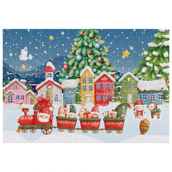 PUZZLE 250 KOM KUĆICA CHRISTMAS "WINTER TIME" INTERDRUK * DO ISTEKA ZALIHA