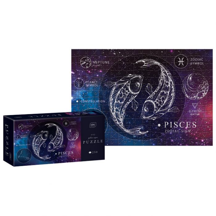 PUZZLE 250 KOM ZODIAC 12 PISCES (RIBE) INTERDRUK * DO ISTEKA ZALIHA