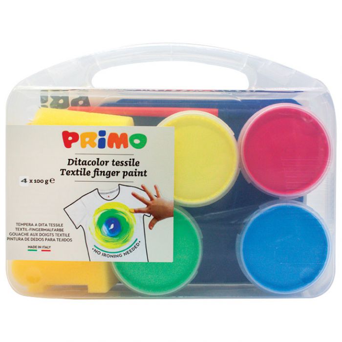BOJA TEMPERA ZA RUKE 100G U ČAŠI 4BOJE ZA TEKSTIL PLUS PRIBOR PRIMO 228TXD100 * DO ISTEKA ZALIHA